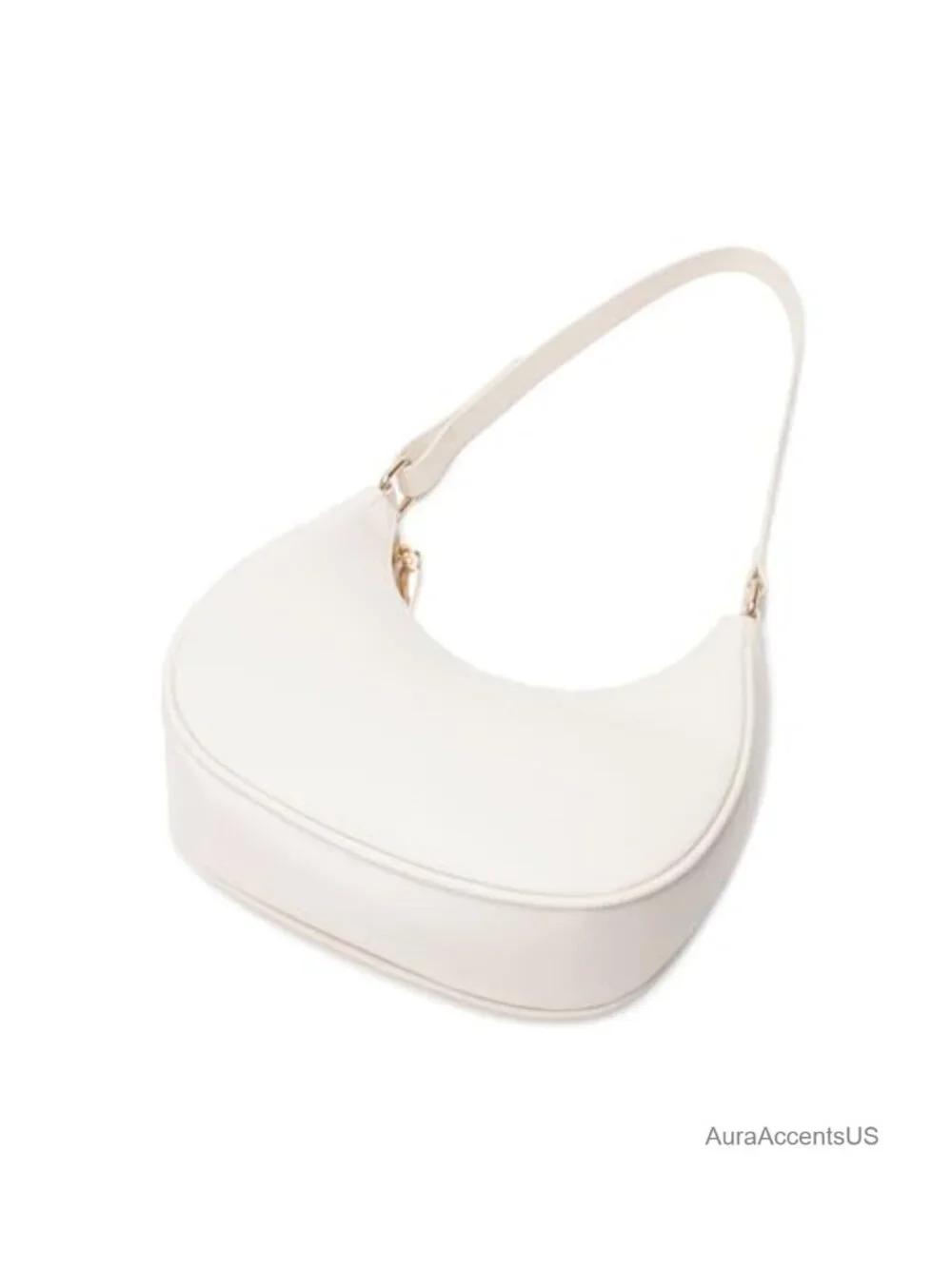 PU Leather Hobo Shoulder Bag Women Cute Tote Purse Zipper Closure